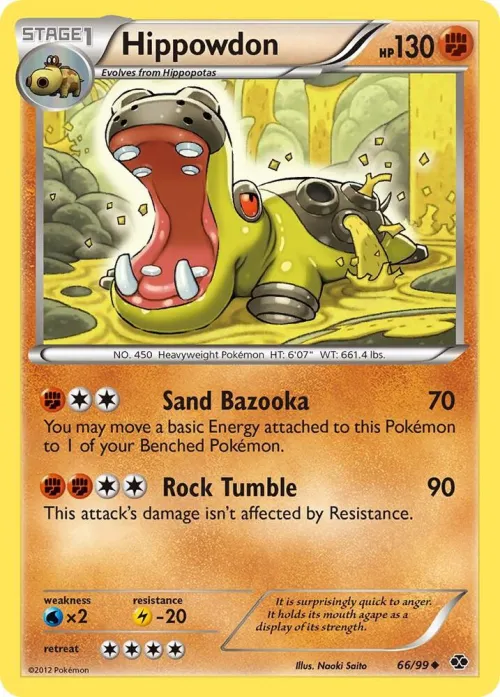 Hippowdon - Reverse Holo