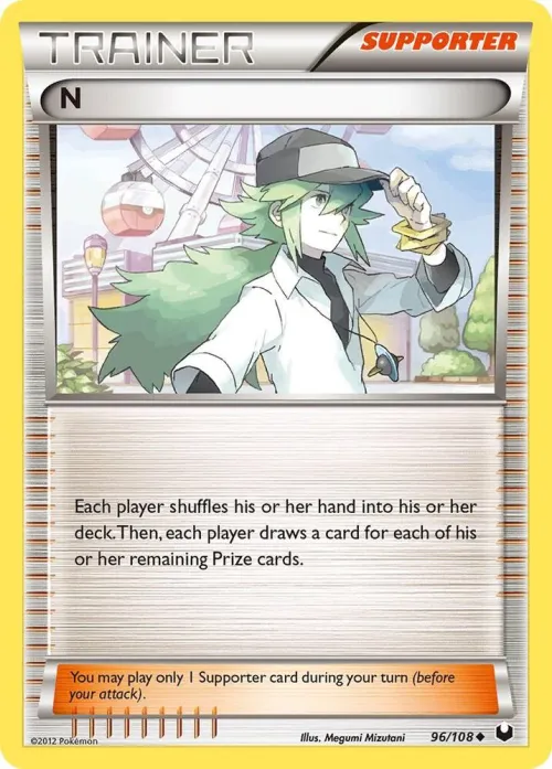 N (Supporter) - Reverse Holo