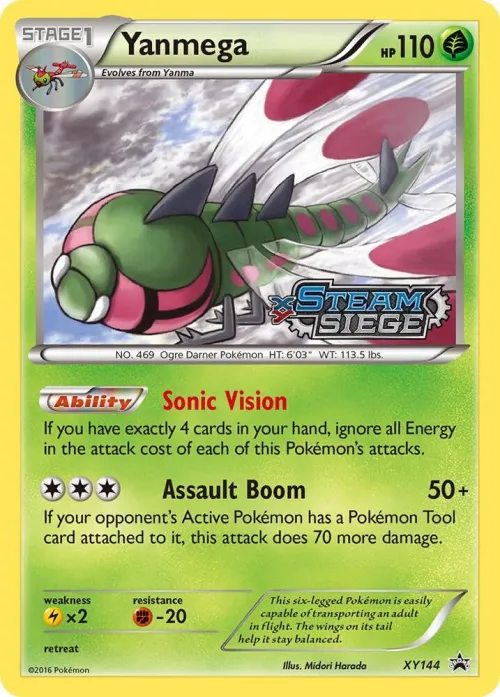 Yanmega - Xy Steam Siege Prerelease