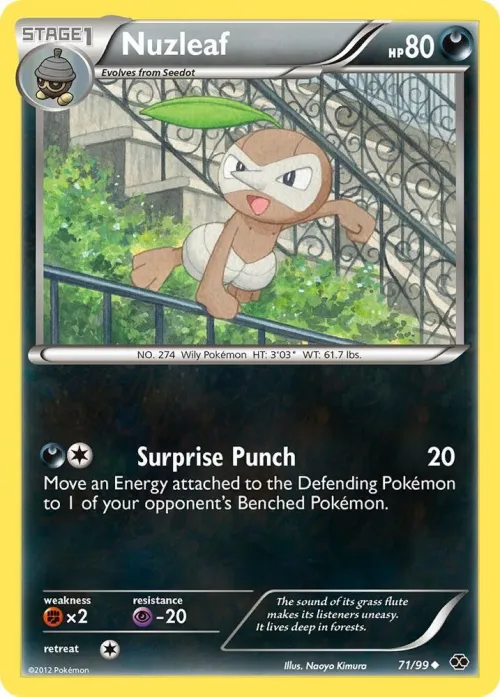 Nuzleaf - Reverse Holo