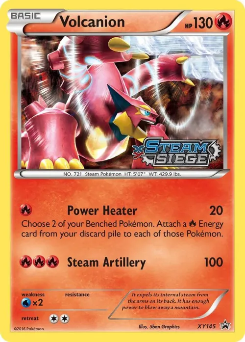 Volcanion - Xy Steam Siege Prerelease