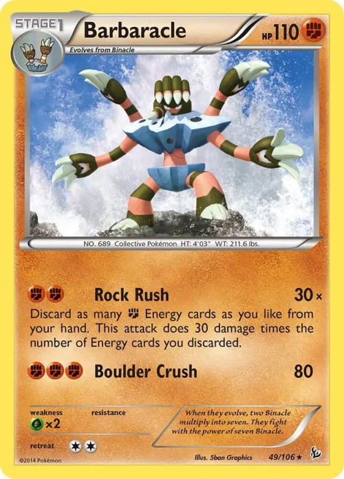 Barbaracle - Reverse Holo
