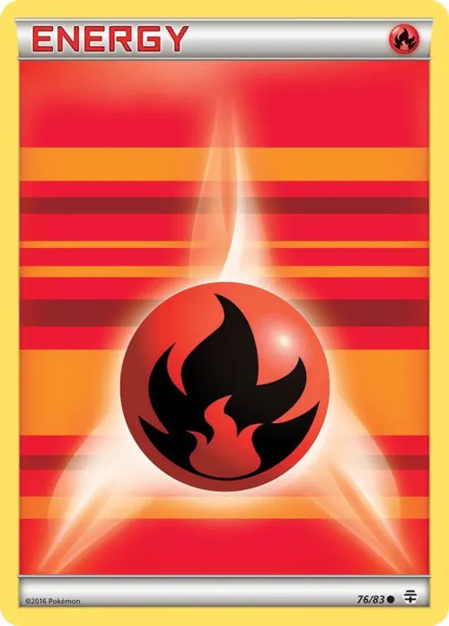 Fire Energy - Reverse Holo