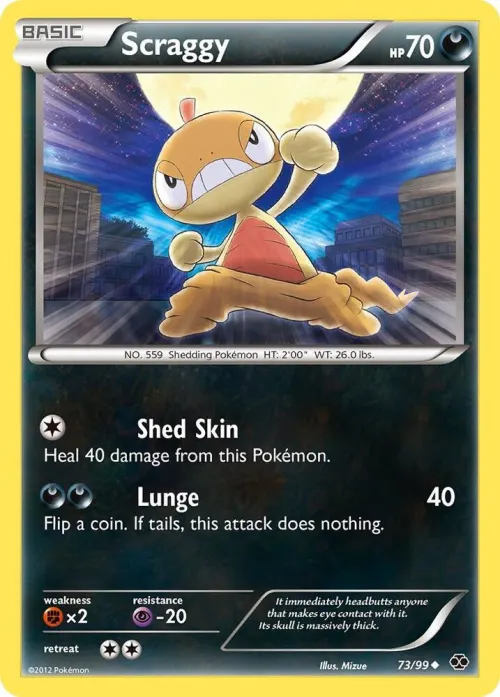 Scraggy - Reverse Holo