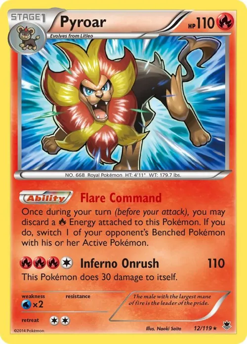 Pyroar - Holo