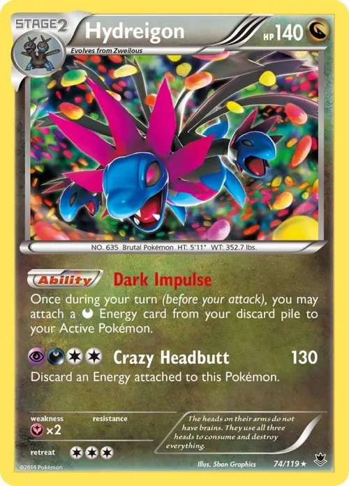 Hydreigon - Reverse Holo