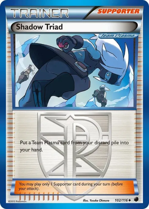 Shadow Triad (Team Plasma) - Reverse Holo