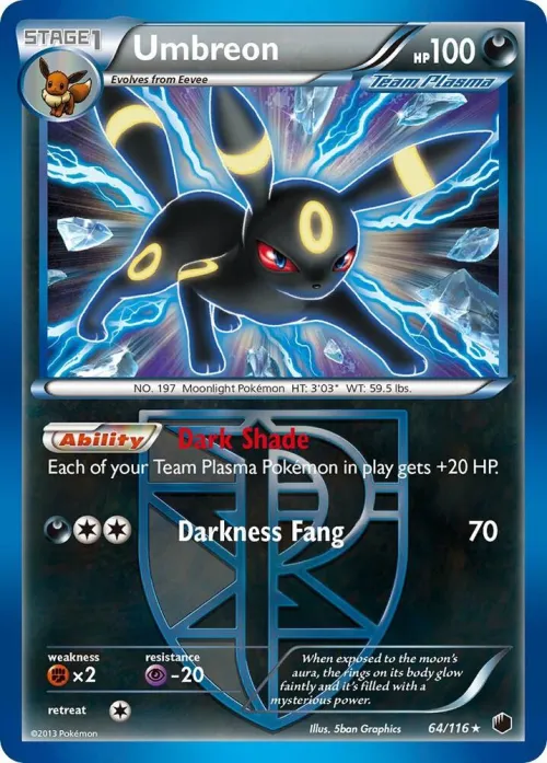 Umbreon (Team Plasma) - Reverse Holo