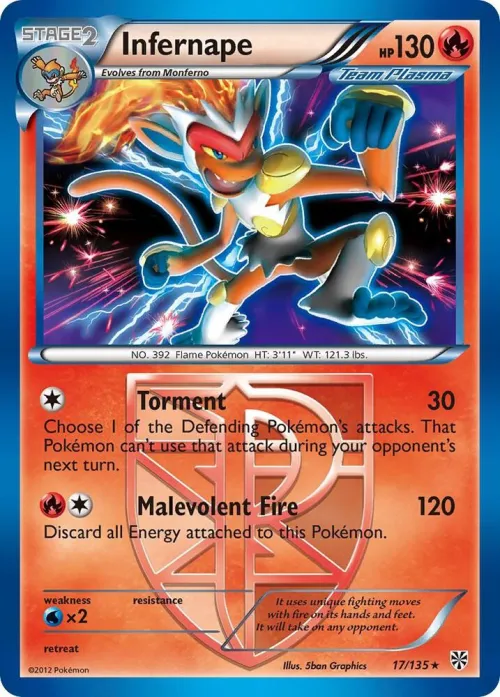 Infernape (Team Plasma) - Holo