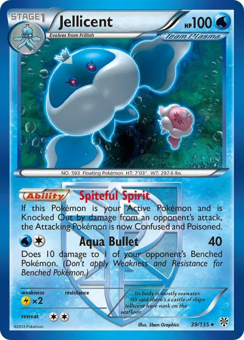 Jellicent (Team Plasma) - Reverse Holo