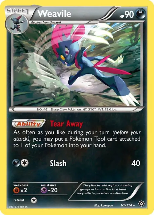 Weavile - Reverse Holo