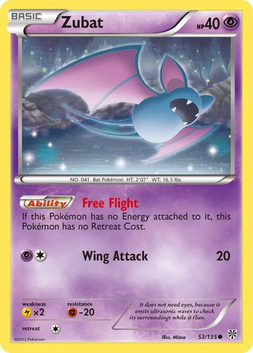 Zubat (53) - Reverse Holo