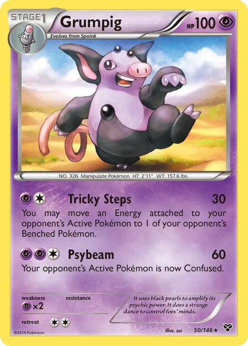 Grumpig - Reverse Holo