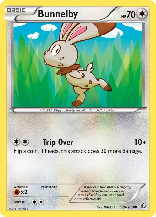 Bunnelby - Reverse Holo