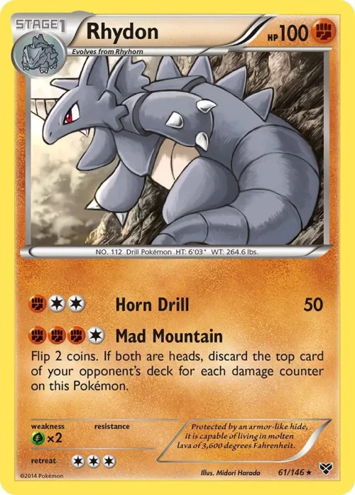 Rhydon - Reverse Holo