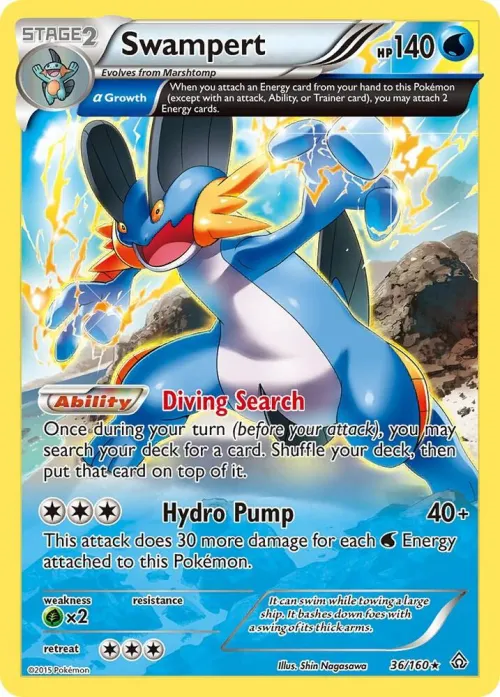Swampert (Alpha) - Holo