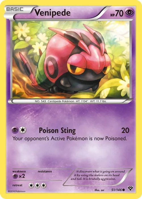 Venipede - Reverse Holo