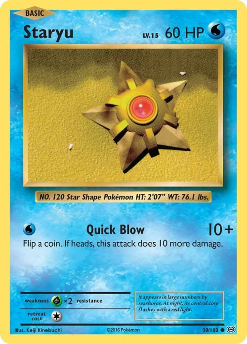 Staryu - Reverse Holo