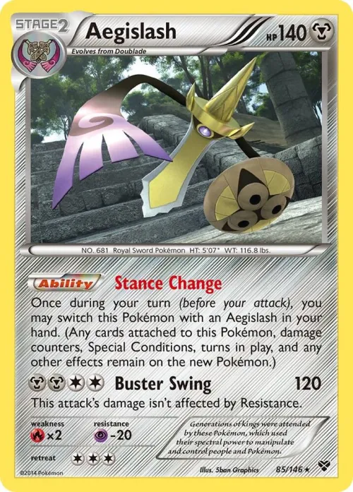 Aegislash (85) - Reverse Holo