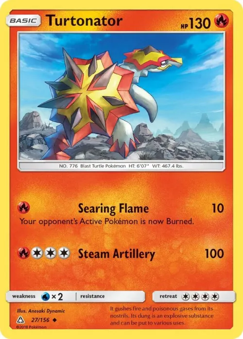 Turtonator - Reverse Holo