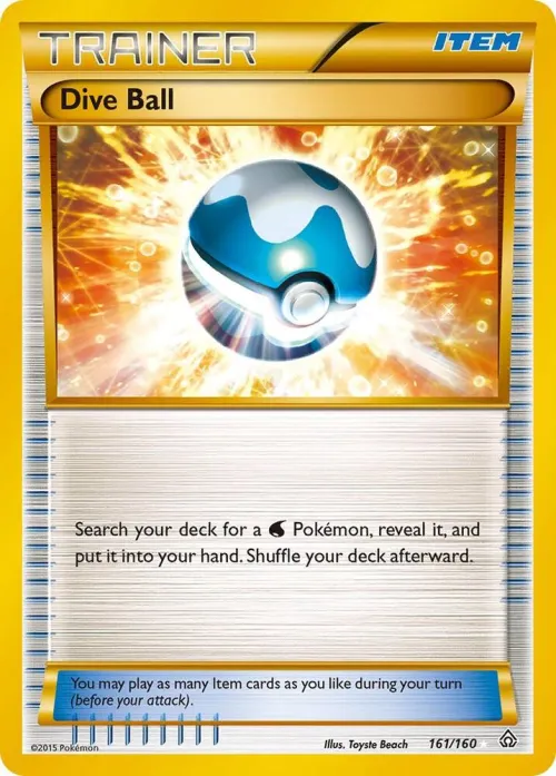 Dive Ball (161 Secret Rare)