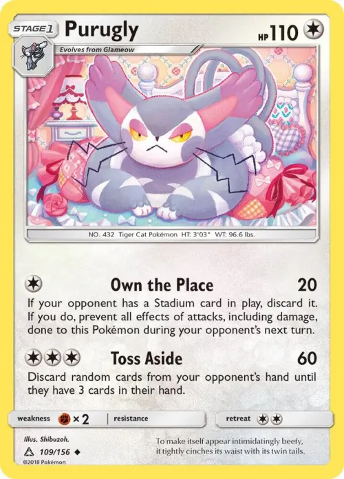 Purugly - Reverse Holo