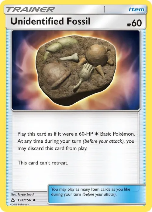 Unidentified Fossil - Reverse Holo