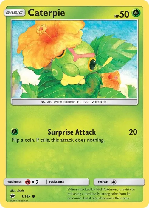 Caterpie - Reverse Holo