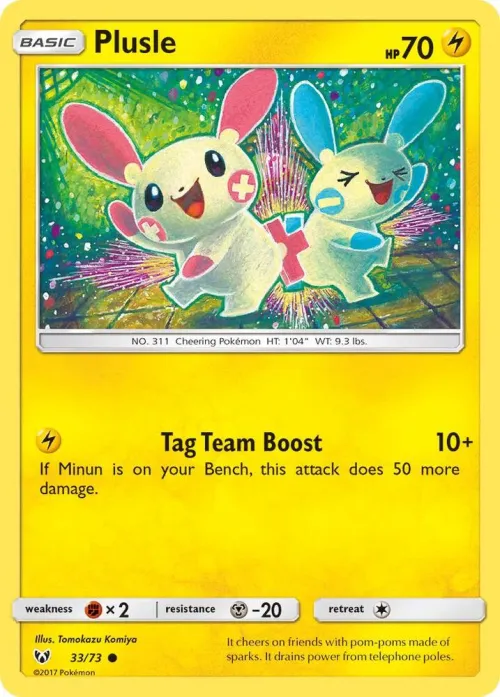 Plusle - Reverse Holo