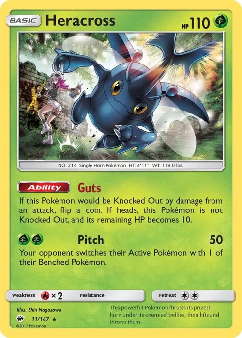 Heracross - Reverse Holo