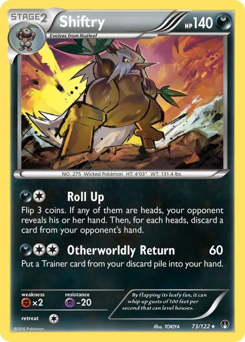 Shiftry - Reverse Holo