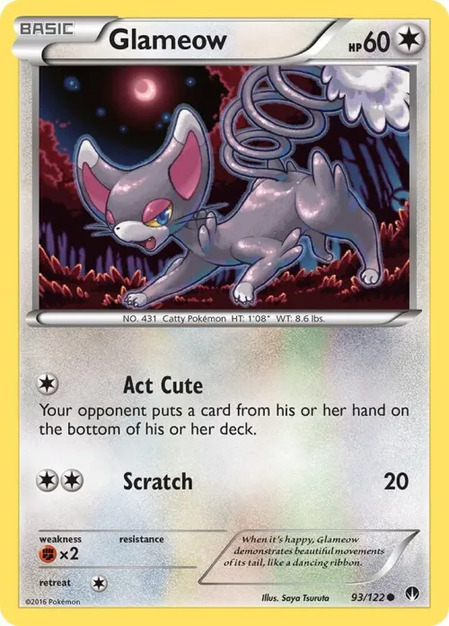 Glameow - Reverse Holo