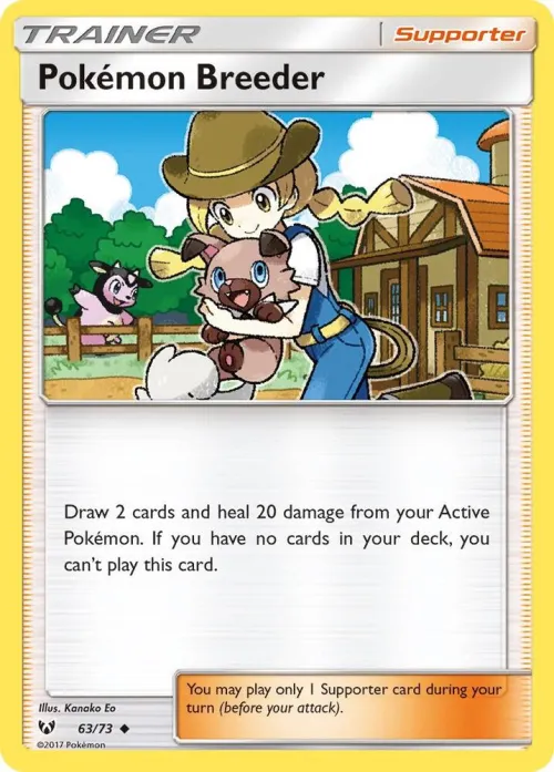 Pokemon Breeder - Reverse Holo