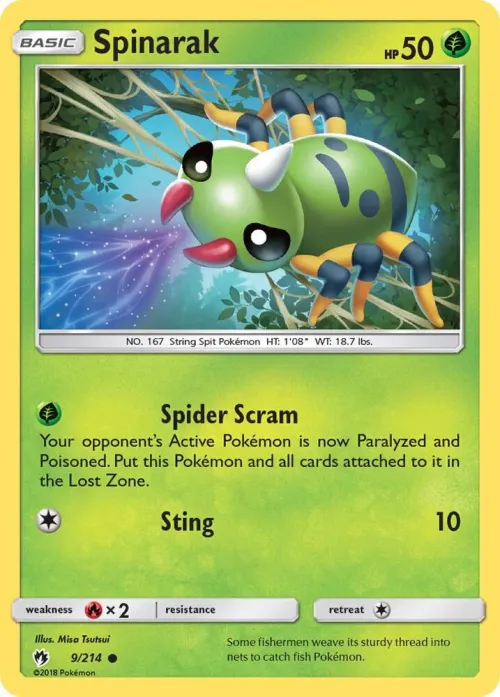Spinarak - Reverse Holo