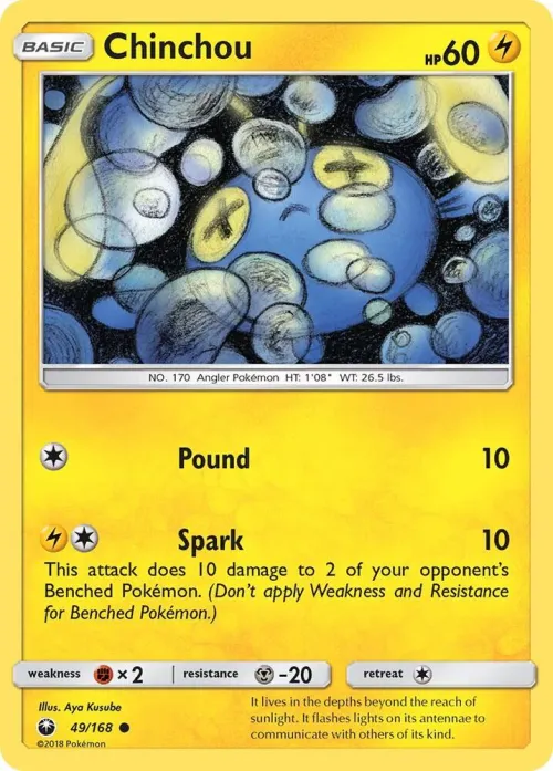 Chinchou - Reverse Holo