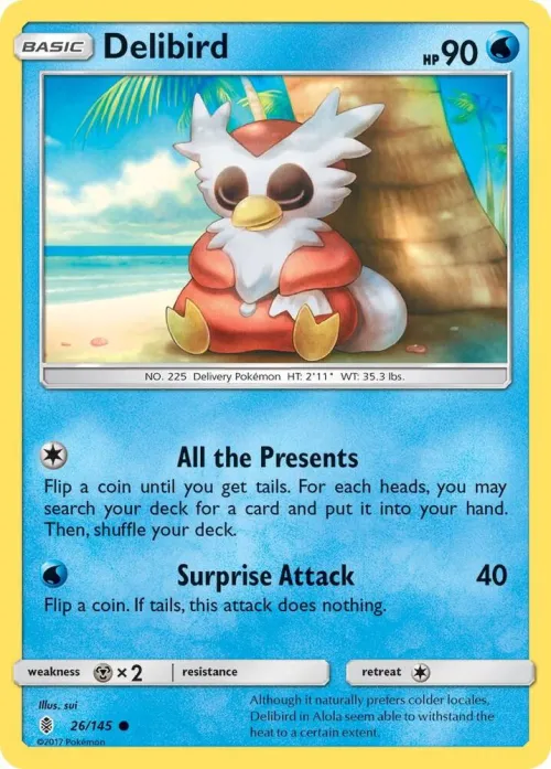 Delibird - Reverse Holo
