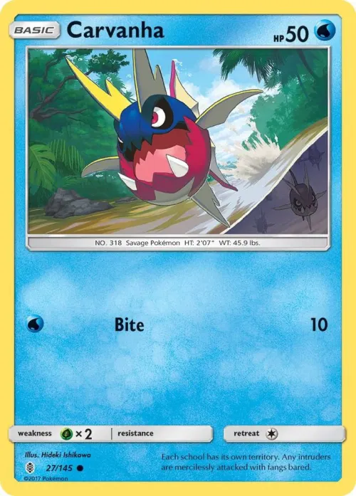 Carvanha - Reverse Holo