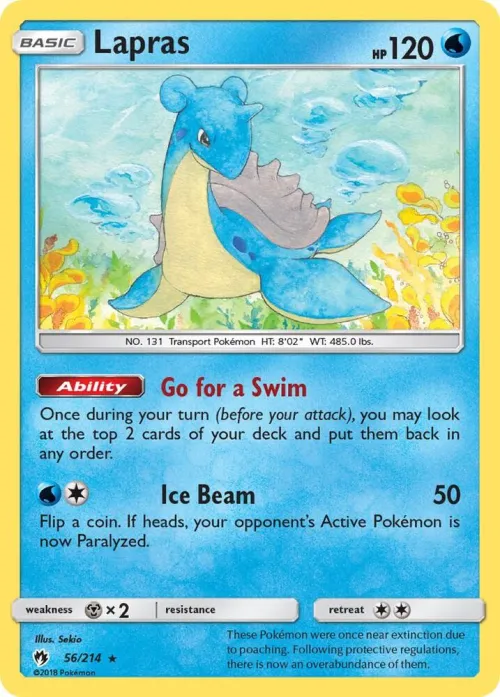 Lapras - Reverse Holo