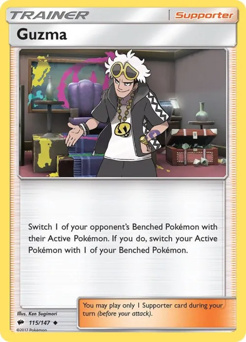Guzma - Reverse Holo