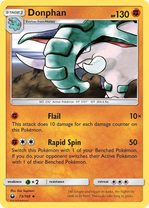Donphan - Reverse Holo