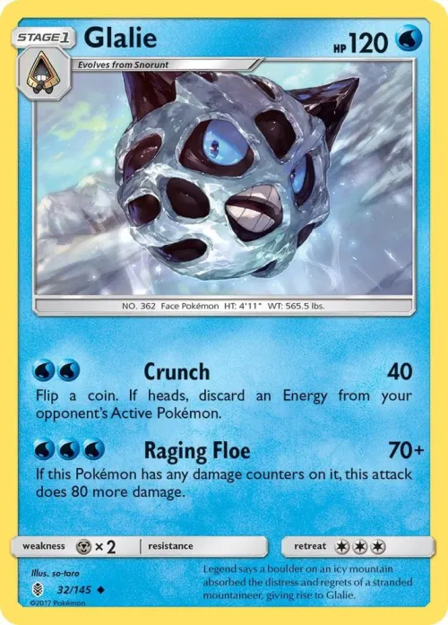 Glalie - Reverse Holo