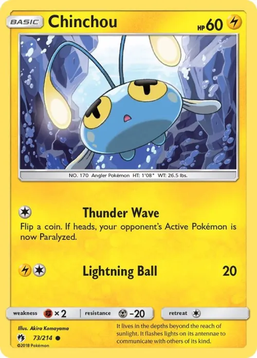 Chinchou - Reverse Holo