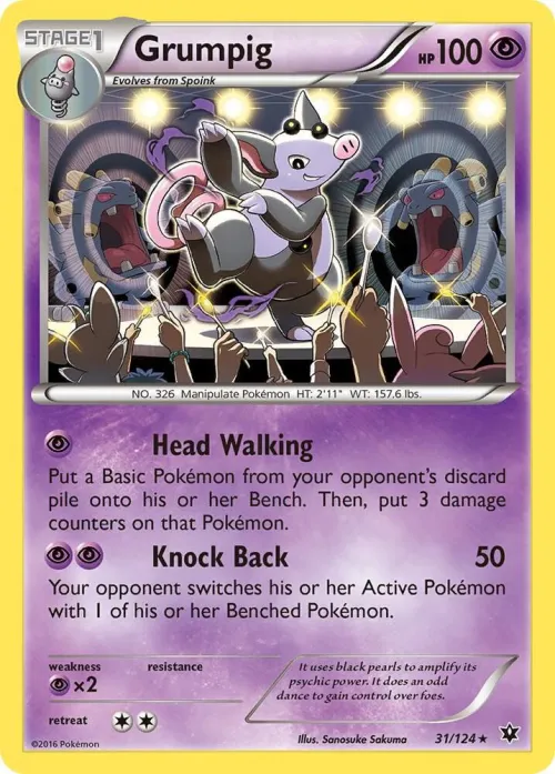 Grumpig - Reverse Holo