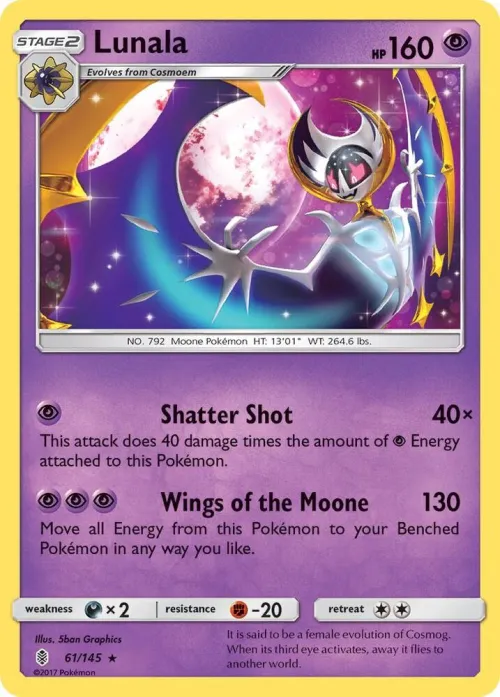 Lunala - Reverse Holo