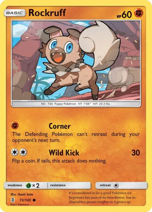 Rockruff - Reverse Holo