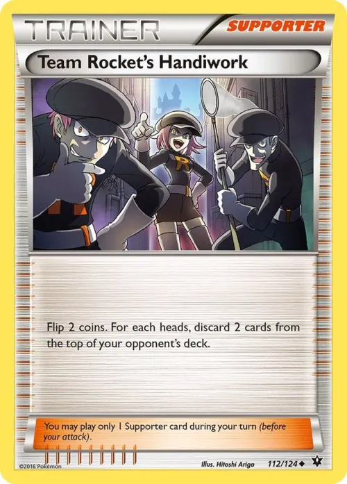Team Rocket's Handiwork - Reverse Holo