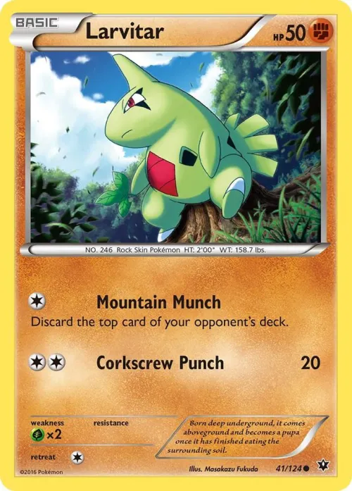 Larvitar (41) - Reverse Holo
