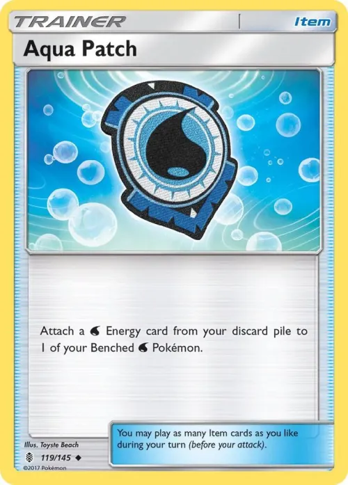 Aqua Patch - Reverse Holo