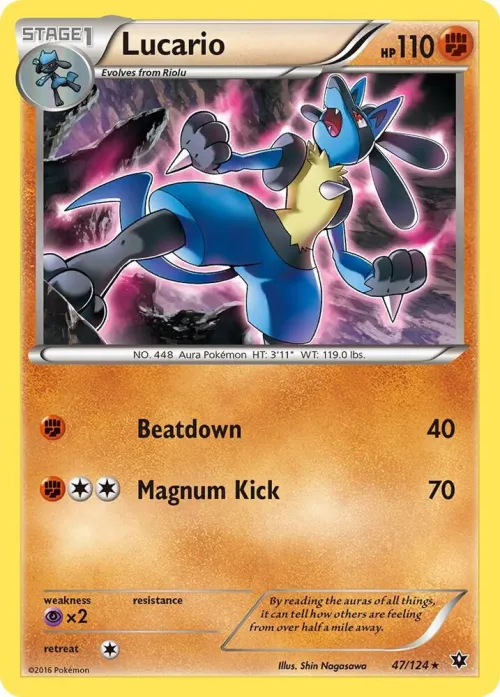 Lucario (47) - Reverse Holo