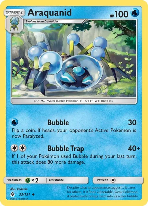 Araquanid - Reverse Holo